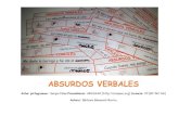 Absurdos verbales - murciaeduca.es · 2020. 3. 18. · Microsoft Word - Absurdos_verbales Author: JM Created Date: 5/19/2019 8:53:19 AM
