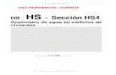 DB HS Sección HS4 - coacyle.com · 2017. 9. 22. · 2.2 Elementos de la red de agua fría AF 2.3 Red de agua caliente ACS 3. Características constructivas, de ejecución y mantenimiento