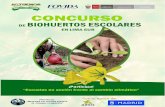 CONCURSO DE BIOHUERTOS · 2020. 11. 19. · Proyecto “Mujeres en acción frente al cambio climático en tres distritos de Lima Sur” 3.2. INSTITUCIONES ALIADAS - Red Aves, Municipalidad