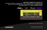 JUMO AQUIS touch P Instrumento modular de medición ......Instrumento modular de medición multicanal para el análisis de líquidos con regulador integrado y videoregistrador Manual