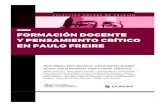 FORMACIÓN DOCENTE Y PENSAMIENTO CRÍTICO EN PAULO FREIRE - Medio informativo de … · 2020. 4. 24. · Capítulo 5. Pedagogía de la autonomía: exigencias en la enseñanza del