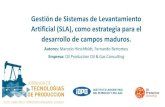 Presentación de PowerPoint - IAPG...Gestión de Sistemas de Levantamiento Artificial (SLA), como estrategia para el desarrollo de campos maduros. Autores: Marcelo Hirschfeldt, Fernando