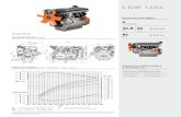 LDW 1404 · 2019. 3. 22. · Modelo LDW 1003 LDW 1404 Especiﬁcaciones Motor diesel a 4 tiempos con cilindros en línea • • Refrigeración líquida con ventilador axial • •
