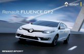 Renault FLUENCE GT2El Renault Fluence GT es el primer modelo desarrollado por Renault Sport Technologies fuera de Europa. ADN Renault Sport con un motor turbo de 190 cv y 300 Nm de