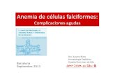 Anemia de células falciformes - Malalties Minoritàries- · 2017. 2. 12. · Anemia de células falciformes: Complicaciones agudas Barcelona Septiembre 2013 Dra. Susana Rives Hematología