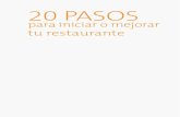 20 Pasos · 2015. 11. 13. · Carne asada con verduras y frijoles (bistec, pechuga de pollo) Milanesa con papas Mole con pollo Enchiladas de mole Postre: Ate con queso Gelatina Duraznos