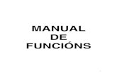 MANUAL DE FUNCIÓNSO día 5 de febreiro de 2002, asinouse o presente manual de funcións para o persoal laboral da Universidade de Santiago de Compostela, o cal ten un carácter descritivo