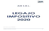 LEGAJO IMPOSITIVO 2020 - AIR Computers...Legajo Impositivo AIR S.R.L 2 Rosario, 03 de Agosto de 2020 Ref. Datos Impositivos AIR S.R.L CUIT: 30-57013558-5 Sres. Proveedores / Clientes