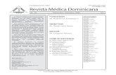 FUNDADA EN 1902 Revista Médica Dominicana - CMD...Mircala Desireé Vargas Plasencia, Rubén Darío Pimente 23.Comportamiento y manejo clínico del dengue en niños ingresados en el