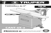 Potencia - TruperPotencia 750 W ESPAÑOL ENGLISH CANT-6X-2 Índice Especificaciones técnicas Requerimientos eléctricos Advertencias generales de seguridad para herramientas eléctricas