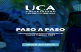 Universidad Centroamericana UCA de Nicaragua - PASO A PASO · 2021. 1. 28. · Es momento de dejar tu huella en nuestro Salón de la Fama de la UCA. Para que vos y tus compañeros(as)
