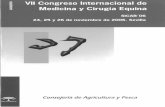  · Vll Congreso Internacional de Medicina y Cirugía Equina SICAB'06 24, 25 y 26 de noviembre de 2006. Sevilla Consejería de Agricultura y Pesca