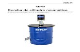 MPB Bomba de cilindro neumática - SKF...Designaciones de tipo: SKF– MPB– PUMP-1/1-1:20 Fecha de fabricación: [El modelo indicado en la placa de identificación de tipo] cumple