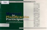 Manual de Planificación Participativa Municipal€¦ · El proceso de Planificación Participativa 05 1.6. ... Guía para la capacitación de facilitadores 32 2.6.3. Guía para la
