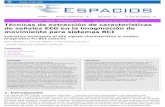 Técnicas de extracción de características de señales EEG en la imaginación de ... · 2018. 5. 24. · Transformada Rápida de Fourier (FFT) La Transformada Rápida de Fourier