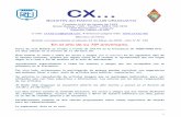 CX CX 160.pdf · 2017. 5. 15. · Habiendo constatado en mas de una ocasión que al realizar sus expediciones a lugares agrestes y alejados era muy común quedar aislados y fuera
