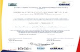 MEBI METROLOGIA BIOMEDICA S.A.No. D 28422. MEBI METROLOGIA BIOMEDICA S.A. 15-LAC-020. ACREDITACIÓN ISO/IEC 17025:2017. Alcance de la acreditación aprobado / Documento Normativo.