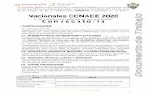 Nacionales CONADE 2020 - Benito Juárezalcaldiabenitojuarez.gob.mx/documentos/DeporteBJ/...Convocatoria Nacionales CONADE 2020 6 30 Pentatlón Moderno Juvenil C, 13–14 años (2006–2007)
