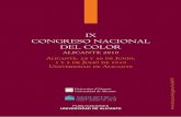 IX CONGRESO NACIONAL DEL COLORrua.ua.es/dspace/bitstream/10045/16357/1/actas_IX_CNC_17.pdf · 2016. 4. 25. · 65 DETERMINACIÓN DEL COLOR DEL SUELO MEDIANTE UN SISTEMA DE APRENDIZAJE