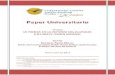 Paper Universitario - UASB · 2018. 7. 16. · Los pueblos andinos no desarrollaron escritura, pero usaron eficientes mecanismos de comunicación como la música y los quipus. Éstos,