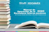 Manual de 2020 Operación de la Normateca Internasemujeres.edomex.gob.mx/sites/semujeres.edomex.gob.mx... · 2020. 10. 9. · Comité Interno de Mejora Regulatoria del Consejo Estatal