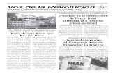 Voz de la Revolución - USMLOusmlo.org/Espanol/090619.vor.spanish.pdf · 2010. 5. 9. · 1 Voz de la Revolución¡Trabajadores de todos los países Unanse! 19 Junio, 2009 USMLO 3942