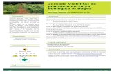 Jornada Viabilitat de plantació de vinya ecològica al Bages · 2019. 3. 14. · Jornada tècnica ARTÉS, dijous 25 d’abril de 2018 Jornada Viabilitat de plantació de vinya ecològica
