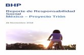 Reporte de Responsabilidad Social México – Proyecto Trión · 2020. 11. 25. · Aprobación recibida de ASEA para Plan de Implementación HSE (salud, seguridad y medio ambiente),