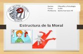 Estructura de la Moralliceojavieracarrera.cl/attachments/article/184/Filosofia... · 2020. 7. 4. · Ética: Principios y criterios sobre como nos debemos comportar. Moral: Ciencia