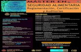 MÁSTER EN SEGURIDAD ALIMENTARIA - Colquimur · 2018. 7. 6. · Sistemas de Seguridad Alimentaria TRABAJO FIN DE MÁSTER PROFESORADO: D. Juan José Cuenca Martínez. Licenciado en