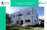 29 VIVIENDAS UNIFAMILIARES EN VILLALBILLA (MADRID)...Todas las viviendas se desarrollan en 2 únicas plantas con Garaje tipo americano y Patio o Jardin trasero o trasero y lateral