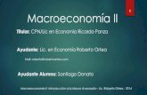 1 Macroeconomأ­a II - RICARDO 2014. 9. 9.آ  3 Macroeoconomأ­a II -Introducciأ³n a la Macro Avanzada