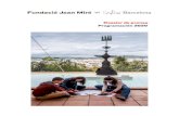 Dossier de prensa Programación 2020 - Fundació Joan Miró · 2019. 12. 12. · La Fundació Joan Miró presenta su programa de exposiciones y actividades para el año 2020 • La