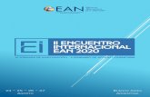 II ENCUENTRO INTERNACIONAL EAN EI EAN 2020 - Brochure.pdf · Este año se desarrollará el II Encuentro Internacional EAN en formato 100% online los días 24, 25, 26 y 27 de agosto.