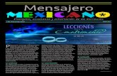 Mensajero mexicano...Mensajero Mexicano 2 por Tomás Kember Iguala, México Cualquier pregunta o comentario es bienvenido — shad.kember@gmail.com LA DISCIPLINA DENTRO …