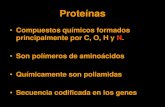 Proteínas - UNP · 2019. 2. 13. · Proteínas - estructura Estructura terciaria: •Acomodo espacial de la cadena polipeptídica •Estabilizada principalmente por puentes diS ...