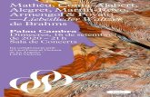 Palau de la Música Catalana - Mathéu, Coma-Alabert, Alegret, … · 2020. 9. 16. · Marta Mathéu, soprano Gemma Coma-Alabert, mezzosoprano David Alegret, tenor Joan Martín-Royo,