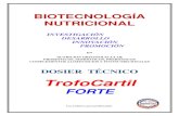 TrofoCartil - Trofodiet - (BTD OFICIAL) Biotecnología ......naturales. La dieta combinada con ejercicio moderado adecuado a cada edad, ayudará a minimizar los efectos de la artritis