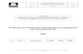Protocolo de Prevención del Contagio y Propagación del ...Página 3 Proyecto Protocolo de Prevención del Contagio y Propagación del Virus COVID-19. VERSION 1 SGSST-HT 16/05/2020