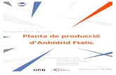 Projecte final de grau Planta de producció d’Anhídrid Ftàlic6.2.1. Gestió ambiental de la planta L’objectiu de la planta química dissenyada és la producció d’anhídrid