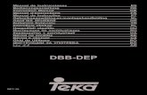 DBB-DEPtechfresh.pl/wp-content/uploads/2017/08/Teka-DBB-90.pdf · 2017. 8. 21. · DBB-DEP Manual de ... tener más de dos ángulos de 90°, y su diámetro debe ser al menos Ø120.