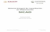 Sistema Integral de Capacitación en Dispensación SICADS... · 2020. 7. 17. · El programa de Asistencia en la Dispensación de Medicamentos y demás Insumos para la Salud en Farmacias