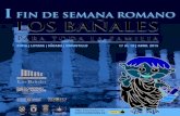 I FIN DE SEMANA ROMANO±ales.pdf12.30 h. Representación teatral G Poenvlvs /E l pEquEño cartaginés H de Plauto (siglo II a. C.) a cargo del Grupo de Teatro de Santacara (Navarra),