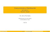 Concurrencia y Distribuciónformella.webs.uvigo.es/doc/cdg12/cdi.pdf · 2014. 8. 29. · Tema Contenido Sistemas concurrentes y distribuidos Concepto de ... la concurrencia y distribución,