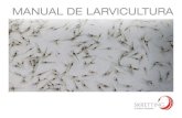 manual larvicultura 23112018...LARVICULTURA 2.1 LIMPIEZA DE TANQUES Y EQUIPOS El laboratorio de larvas consta de diferentes áreas de produc-ción: departamento de producción: departamento