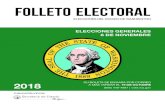 FOLLETO ELECTORAL - Wa...folleto electoral elecciones del estado de washington publicaciÓn oficial su boleta se enviarÁ por correo a mÁs tardar el 19 de octubre (800) 448-4881 |