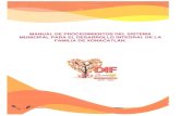 Municipio de Xonacatlán · 2020. 5. 18. · MANUAL DE PROCEDIMIENTOS DEL DESARROLLO INTEGRAL DE LA FAMILIA DE XONACATLÁN PRESENTACIÓN El presente manual del Sistema Municipal Para