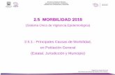 2.5 MORBILIDAD 2018 · Diagnóstico Estatal de Salud D.R.© Servicios de Salud de Morelos 2019, México. Servicios de Salud de Morelos Dirección de Planeación y Evaluación