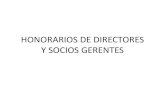 HONORARIOS DE DIRECTORES Y SOCIOS GERENTES...LEY 26994 (VIGENCIA 01/08/2015) ART. NO MODIFICADO • ARTICULO 261. — El estatuto podrá establecer la remuneración del directorio