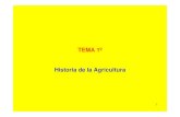 TEMA 1º Historia de la Agricultura - WordPress.com · 2020. 8. 7. · TEMA 1º Historia de la Agricultura. 2 Introducción a la agricultura • Agricultura : ... • Por otra parte,